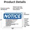 Signmission End Of Week Shutdown Flammable Material OSHA Notice Sign, Vinyl Decal, 10in W x 7in L, 2PK OS-2PACK-NS-D-710-L-12039 - alternate 5